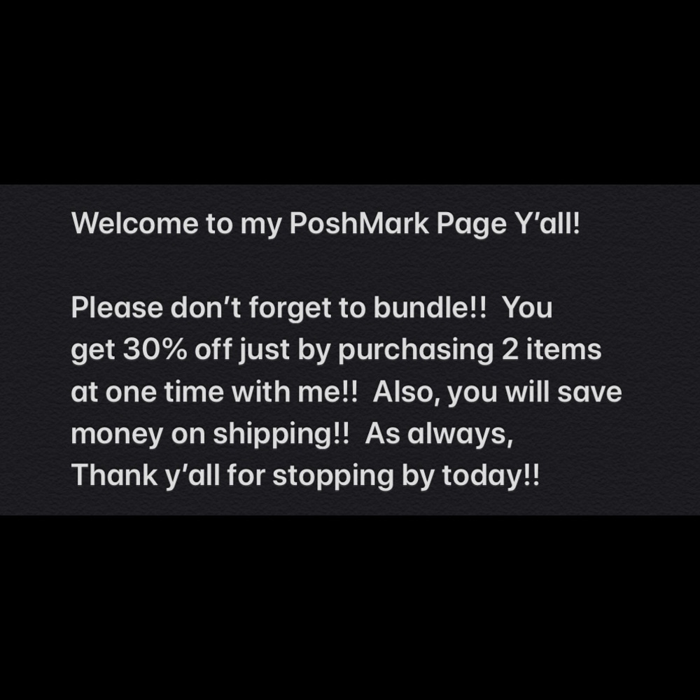 Welcome to My PoshMark Page Y’all!